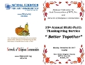 Thanksgiving Program 2017
